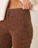 Free People Free People Glow Up suede flared pants in brown-White - 4