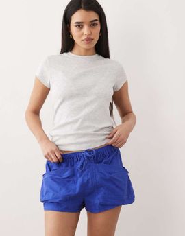 Free People Free People good fortune shorts in blue