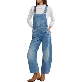 Free People Free People Good Luck Denim Overalls