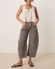 Free People Free People good luck mid rise barrel leg jeans in archive gray - 1