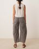 Free People Free People good luck mid rise barrel leg jeans in archive gray - 2