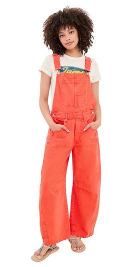 Free People Free People Good Luck Overalls Spicy