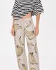 Free People Free People Good Luck Printed Jeans Go Bananas - 5