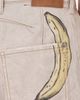 Free People Free People Good Luck Printed Jeans Go Bananas - 6