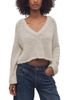 Free People Free People Heartland Cotton V Neck Sweater - 1
