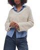 Free People Free People Heartland Cotton V Neck Sweater - 5