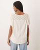 Free People Free People Heirloom Henley button-up tee in tea-Neutral - 4