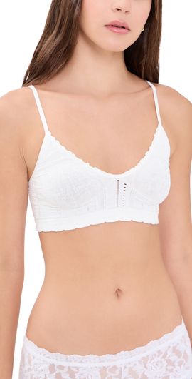 Free People Free People Heirloom Seamless Bralette Clean Ivory