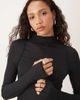 Free People Free People high neck layering top in black - 2