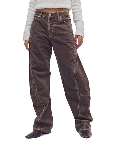 Free People Free People High Rise Fable Washed Corduroy Jeans