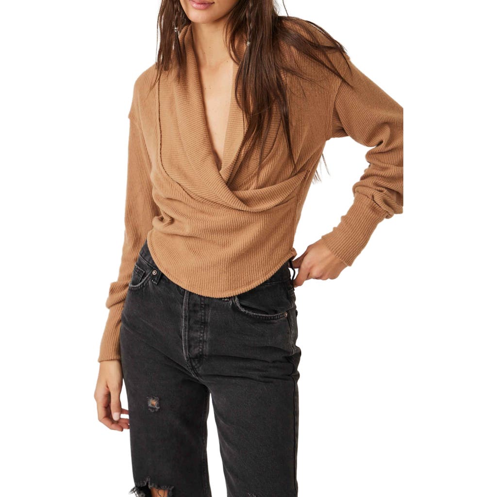 Free People Free People Hold Me Close Rib Wrap Front Top