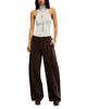 Free People Free People Holding Onto This Cotton Blend Wide Leg Pants - 6