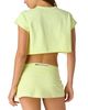Free People Free People Hot Shot Stretch Cotton Cropped Tee - 3