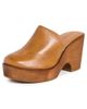 Free People Free People Hudson Wedge Clogs Luggage Leather - 1