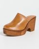 Free People Free People Hudson Wedge Clogs Luggage Leather - 2