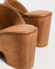 Free People Free People Hudson Wedge Clogs Luggage Leather - 4