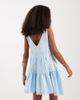 Free People Free People In The Groove mini slip dress in dew shine-Blue - 2