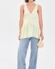 Free People Free People In This Groove Mini Slip Dress Lemon Ice - 5