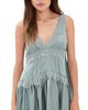 Free People Free People In This Groove Mini Slip Dress Odessa Grey - 1