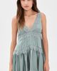 Free People Free People In This Groove Mini Slip Dress Odessa Grey - 2
