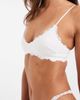 Free People Free People Intimately FP charlie v-neck ribbed bralette in ivory-White - 3
