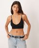 Free People Free People Intimately FP heirloom seamless bralette in black - 1