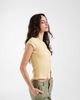 Free People Free People Intimately FP most wanted rib knit button down cardigan top in yellow - 1