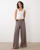Free People Free People Intimately FP out and about low rise wide leg pants in peach combo-Brown - 1