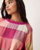Free People Free People Intimately FP plaid flannel pajama top in pink multi - part of a set - 4