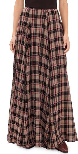 Free People Free People Ives Maxi Skirt Chocolate Combo