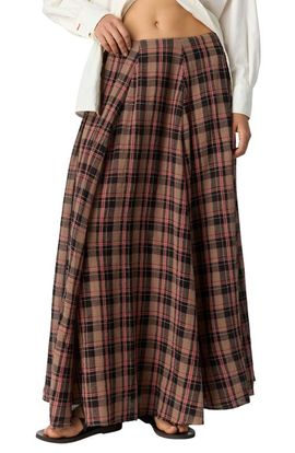 Free People Free People Ives Plaid Maxi Skirt