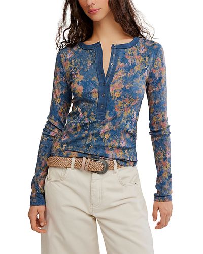 Free People Free People Jamie Henley Cotton Stretch Top