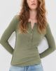 Free People Free People Jamie Henley Tee Capulet Olive - 2
