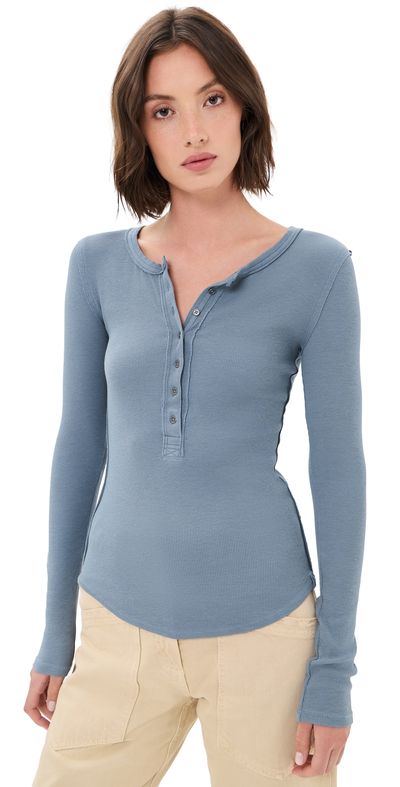 Free People Free People Jamie Henley Tee Flint Stone