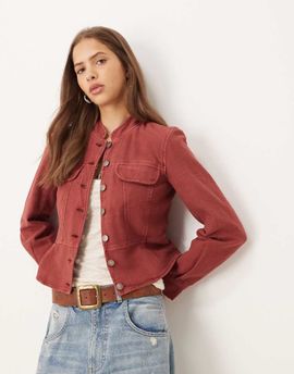 Free People Free People Jocelyn jacket in red