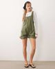 Free People Free People jude throw on romper in khaki-Green - 1