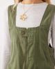 Free People Free People jude throw on romper in khaki-Green - 4