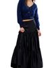 Free People Free People Juliette Satin Tiered Maxi Skirt - 5