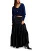 Free People Free People Juliette Tiered Satin Maxi Skirt - 2