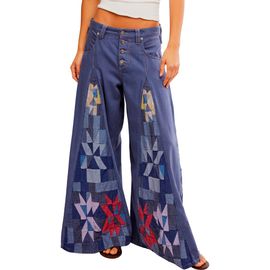 Free People Free People Kalediscope Wide Leg Jeans
