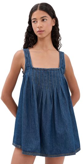Free People Free People Katie Denim Tunic Deep Wash