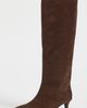 Free People Free People Kiki Kitten Heel Suede Boots Chocolate Suede - 2
