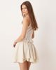 Free People Free People lady tulip ruffle mini skirt in tea-Neutral - 4