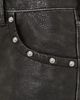 Free People Free People Lainey Studded Vegan Mini Skirt Black - 6