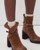 Free People Free People Landry Platform Boots Faded Tobacco Suede - 4