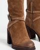 Free People Free People Landry Platform Boots Faded Tobacco Suede - 6