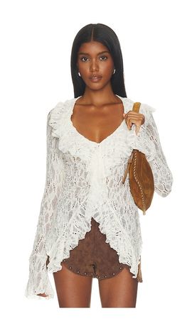 Free People Free People Laney Cardi Top