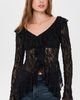 Free People Free People Laney Cardigan Black - 2