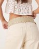 Free People Free People Laurel Hex hip belt in matcha green - 2