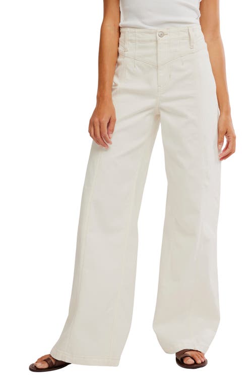 Free People Free People Libre Front Yoke Wide Leg Jeans